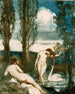 Las bañistas - Albert Sterner — vista de la obra