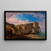 Vista del Cap d'Antifer en Étretat, Normandía - Albert Camus — cuadro enmarcado en la pared
