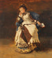 Dama sentada con un libro - Albert von Keller — vista de la obra