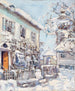 Kirchberg cerca de Kremsmünster bajo la nieve - Albertine Kofler — vista de la obra