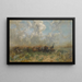La Déroute - Alberto Pasini — cuadro enmarcado en la pared