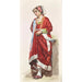 Reproduction of the painting Study of a Female Costume Central Italy - Albin Stein
