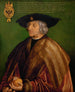 Retrato de Maximiliano I - Albrecht Dürer — vista de la obra