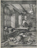San Jerónimo en su estudio - Albrecht Dürer — vista de la obra