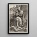 Reproducción del cuadro La Virgen y el Niño sentado junto a la pared - Albrecht Dürer
