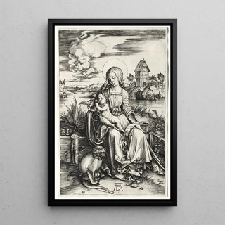 Albrecht Drer - The Virgin and Child with a Monkey.webp