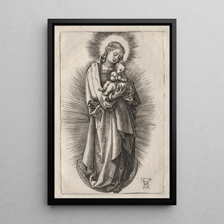 Albrecht Drer - The Virgin with Hairband on a Crescent Moon.webp