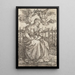 the Virgin Mary crowned by two angels - Albrecht Dürer — framed artwork on a wall