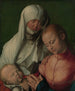 Virgen con el Niño y Santa Ana - Albrecht Dürer — vista de la obra