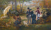 El pintor al aire libre en el bosque de Fontainebleau - Alcide Théophile Robaudi — vista de la obra