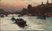 Noche junto al Sena estudio - Aleksander Gierymski — vista de la obra