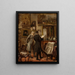 In the painter's studio - Aleksander Gierymski — framed artwork on a wall