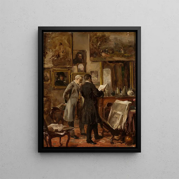 Aleksander Gierymski - In the painters studio.webp