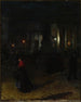 Night view of Max-Josef-Platz in Munich - Aleksander Gierymski — artwork view