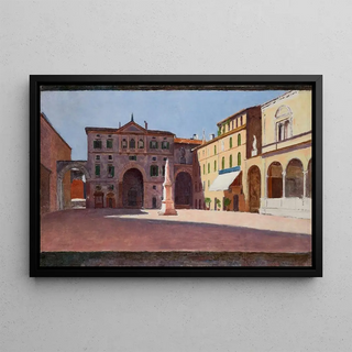 Aleksander Gierymski - Piazza di Dante in Verona.webp
