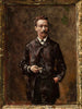 Portrait of Artur Gruszecki sketch - Aleksander Gierymski — artwork view