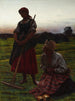 Prayer of the Angelus Domini - Aleksander Gierymski — artwork view