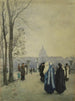 Promenade dans le parc - Aleksander Gierymski — artwork view