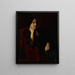 Retrato de la esposa - Aleksander Krawczyk — cuadro enmarcado en la pared