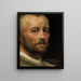 Self-portrait Painting - Aleksander Mroczkowski — framed artwork on a wall