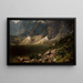 The Morskie Oko Lake in the Tatras - Aleksander Mroczkowski — framed artwork on a wall