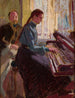 en el piano - Aleksy Nowakowski — vista de la obra