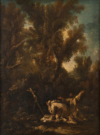 Alessandro Magnasco - Landscape with two Repentant Monks.webp