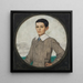 Alexander Saitzoff, hermano de Vera Saitzoff - Franz von Stuck — cuadro enmarcado en la pared