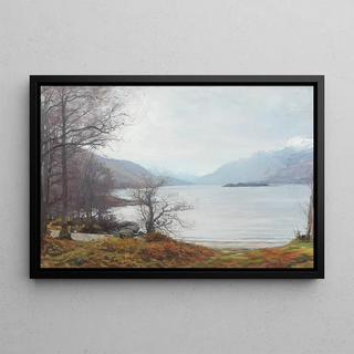 Alexander Brownlie Docharty - Extensive View of a Highland Loch.webp