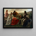 Christ and women - Alexander Demetrius Goltz — framed artwork on a wall