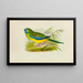 Turquoise Painting - Alexander Francis Lydon — framed artwork on a wall
