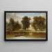 Pesca en el Támesis en Twickenham - Alexander Frederick Rolfe — cuadro enmarcado en la pared