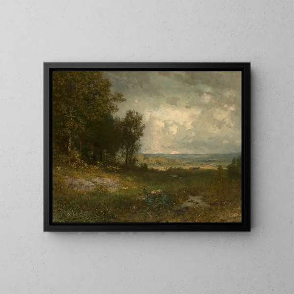 Fin del verano - Alexander Helwig Wyant — cuadro enmarcado en la pared