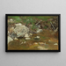 Mountain Stream Painting, an Study - Alexander Helwig Wyant — framed artwork on a wall