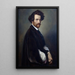 Self-portrait Painting - Alexander Heubel — framed artwork on a wall