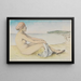 Hiddensee III - Alexander Kanoldt — cuadro enmarcado en la pared