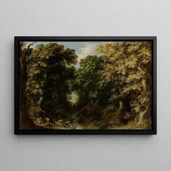 Alexander Keirincx - Deep in the Forest with a Perspective.webp