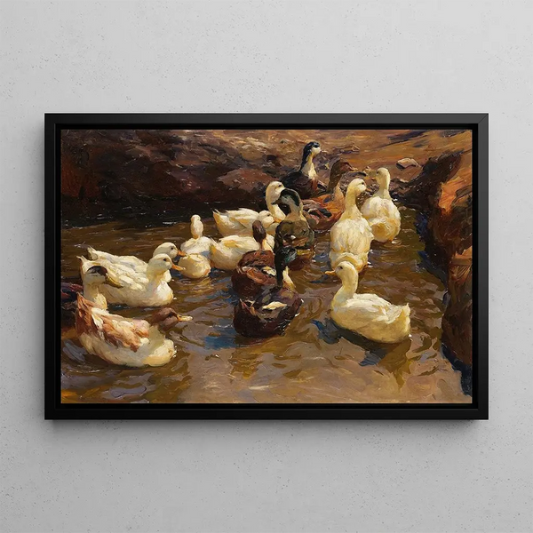 Towards the Shore - Alexander Koester — framed artwork on a wall