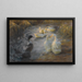 Patos entre juncos en un estanque - Alexander Koester — cuadro enmarcado en la pared
