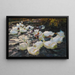 Ducks at Sunset - Alexander Koester — framed artwork on a wall