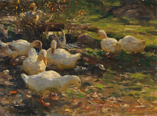Alexander Koester - Enten am Brnnele.webp