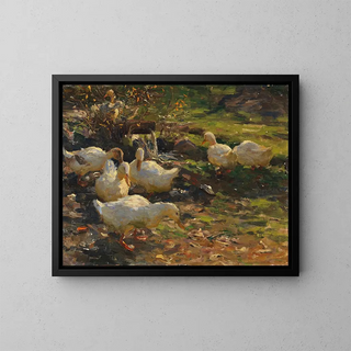 Alexander Koester - Enten am Brnnele.webp