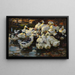 Ducks at Frenapf duck feeding - Alexander Koester — framed artwork on a wall