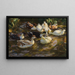 Patos en el estanque, Patos en el arroyo - Alexander Koester — cuadro enmarcado en la pared