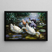 Cinco patos - Alexander Koester — cuadro enmarcado en la pared