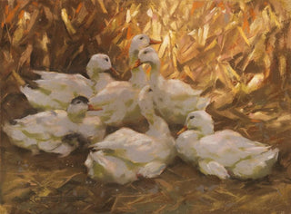 Alexander Koester - Sechs Enten im Stroh.webp