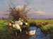 Sept patos en el foso - Alexander Koester — vista de la obra