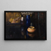 Nature morte avec vase sur table en acajou - Alexander Koester — cuadro enmarcado en la pared