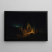 Lapons autour d'un feu - Alexander Laurus — framed artwork on a wall