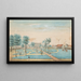 Vista de la plantación de azúcar Catharina Sophia - Alexander Ludwich Brockmann — cuadro enmarcado en la pared